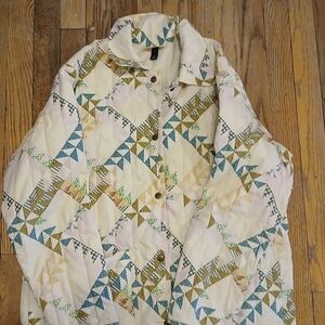 Universal Thread Multicolor Quilted Jacket